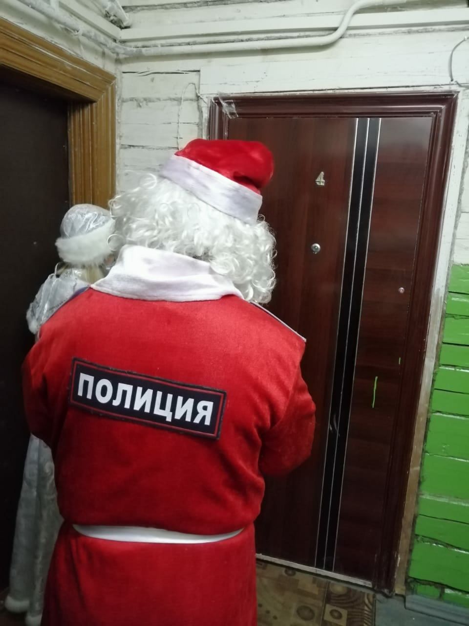 Полицейский Кыш Бабай Васильево гаиләләрендә булды