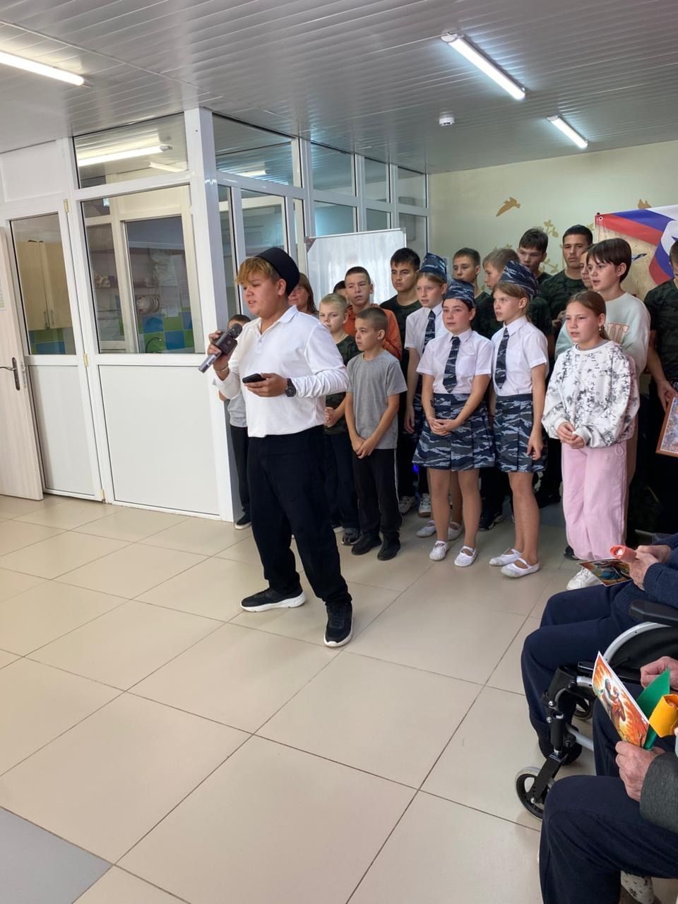Норлат балалар йортында тәрбияләнүчеләр Кайбыч картлар һәм инвалидлар интернат-йортына традицион визит кылды