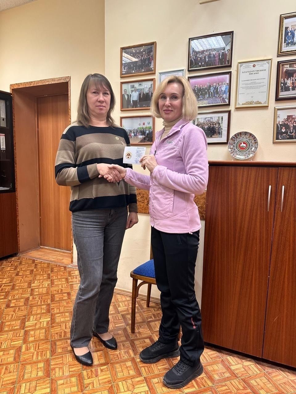 Зеленольск муниципаль районы контроль-хисап палатасы хезмәткәрләре ГТОдан бүләкләр алды