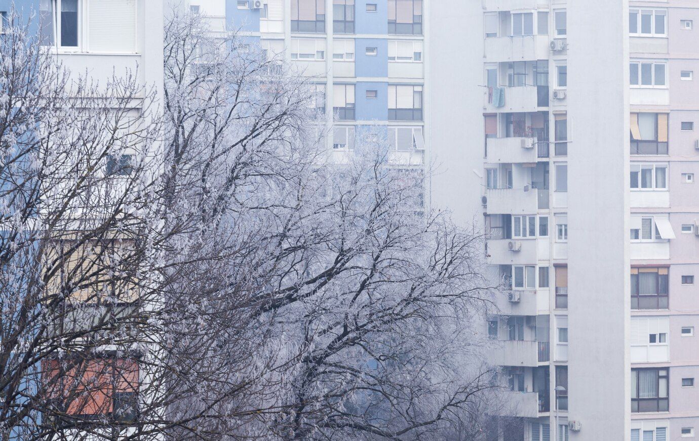 6 яшьлек бала өстенә кар төшкән
