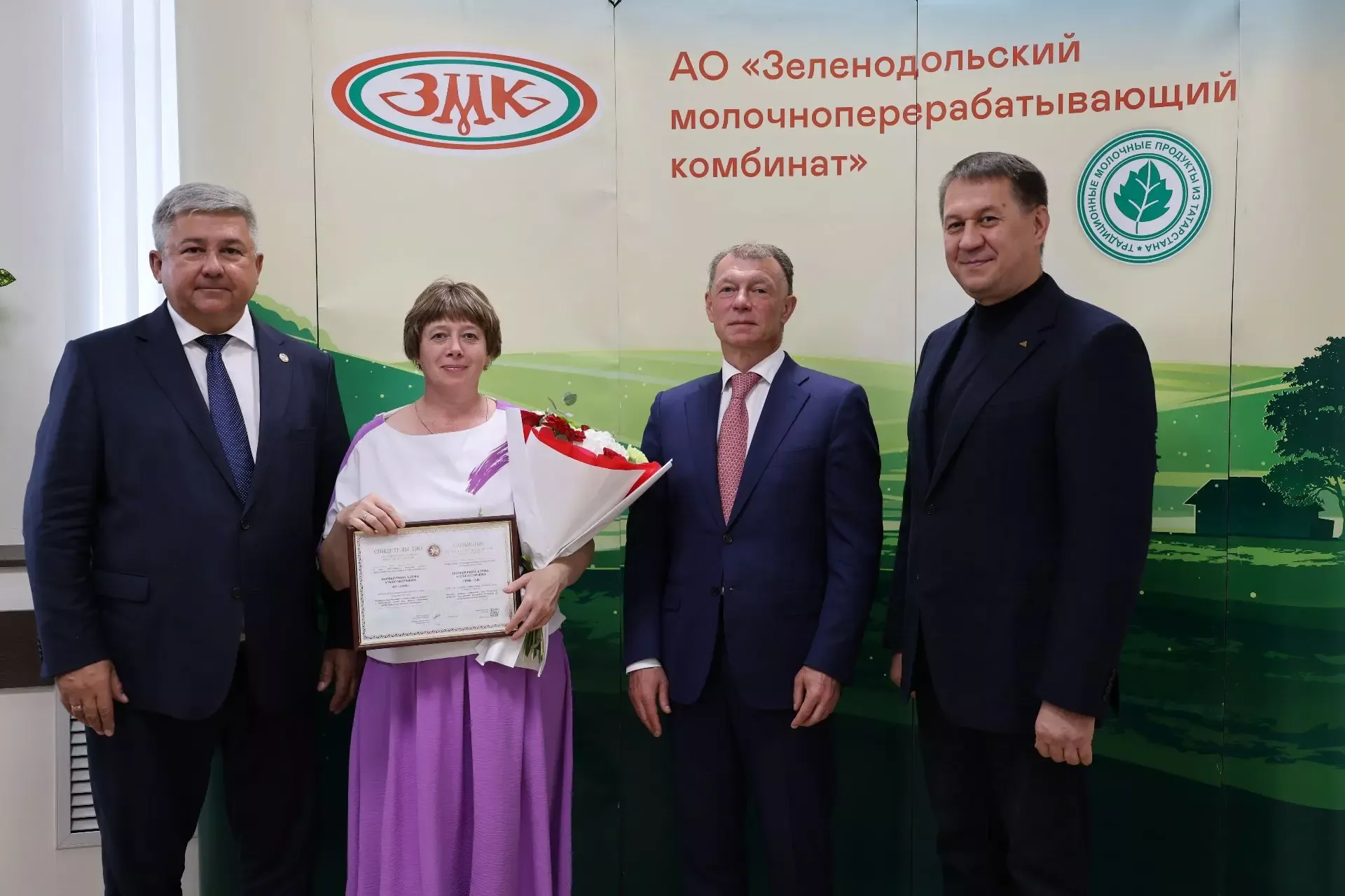Максим Топилин Яшел Үзән сөт эшкәртү комбинатында булды