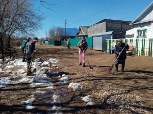 Кече Шырдан авылы чисталык өчен чын-чынлап «көрәшә»
