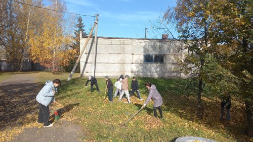 Акъегет төп гомуми белем бирү мәктәбе  укучылары көзге өмәгә чыкты