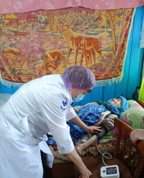 Медицина хезмәткәрләре Мамадыш-Әкил авылы ветераннарына диспансеризация үткәрде