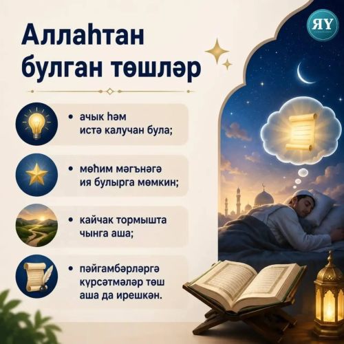 Нигә без төшләр күрәбез?