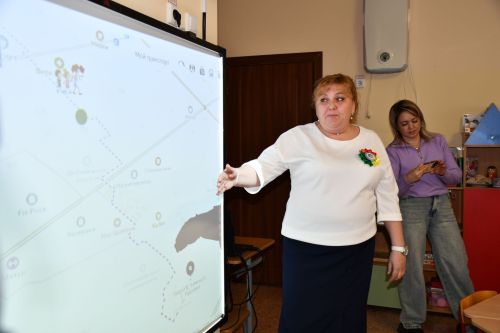 Рифкать Миңнеханов "Йолдызлык" балалар бакчасында кунакта