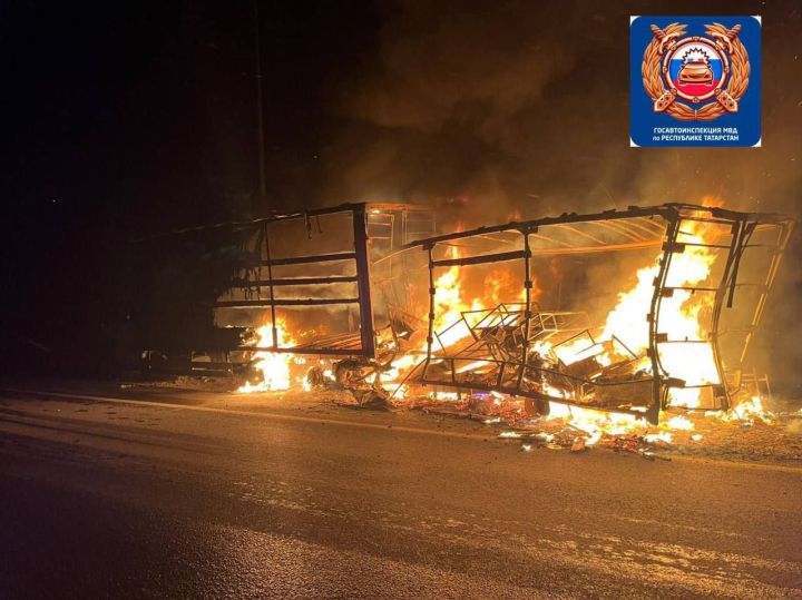 Коточкыч авария: машина йөртүче тереләй янып үлгән
