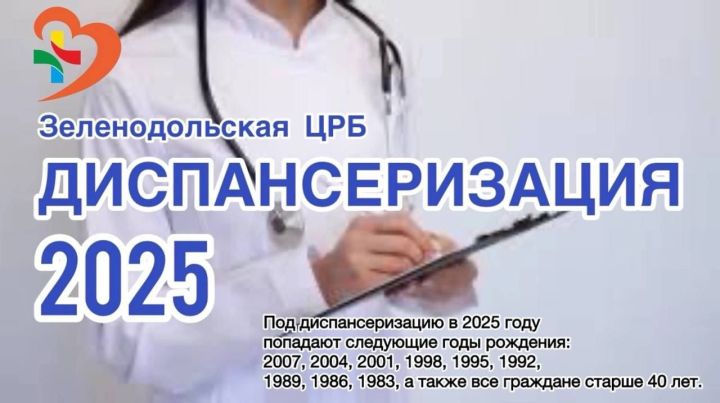 2025 елда диспансеризацияне кемнәр узарга тиеш?