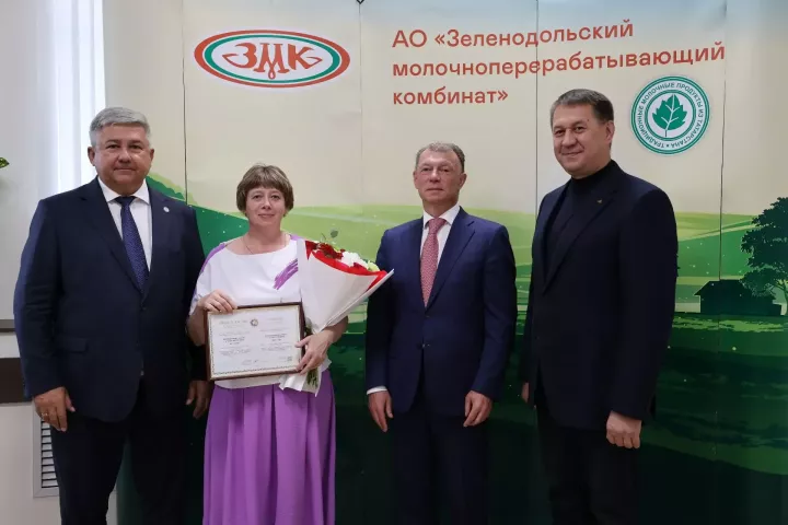 Максим Топилин Яшел Үзән сөт эшкәртү комбинатында булды