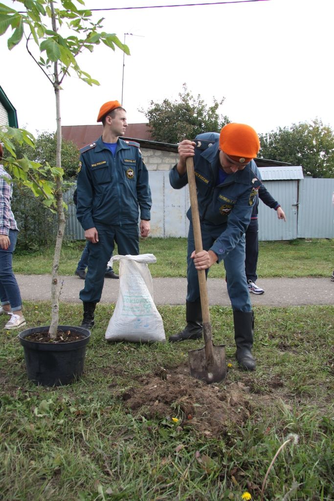 Яшел Үзәндә коткаручылар аллеясе барлыкка килде