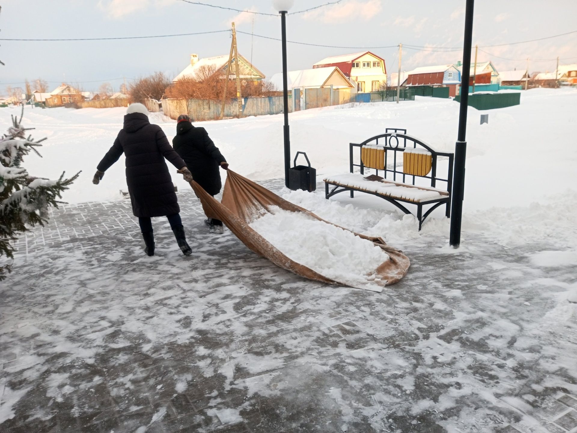 Бу көннәрдә кышкы табигать холкын күрсәтеп кенә тора