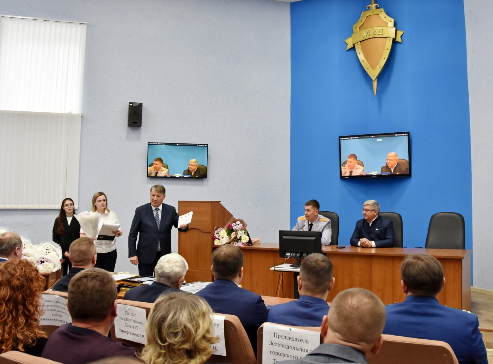 Радик Хасанов поздравил отдел МВД России по Зеленодольскому району с Днем сотрудника органов внутренних дел