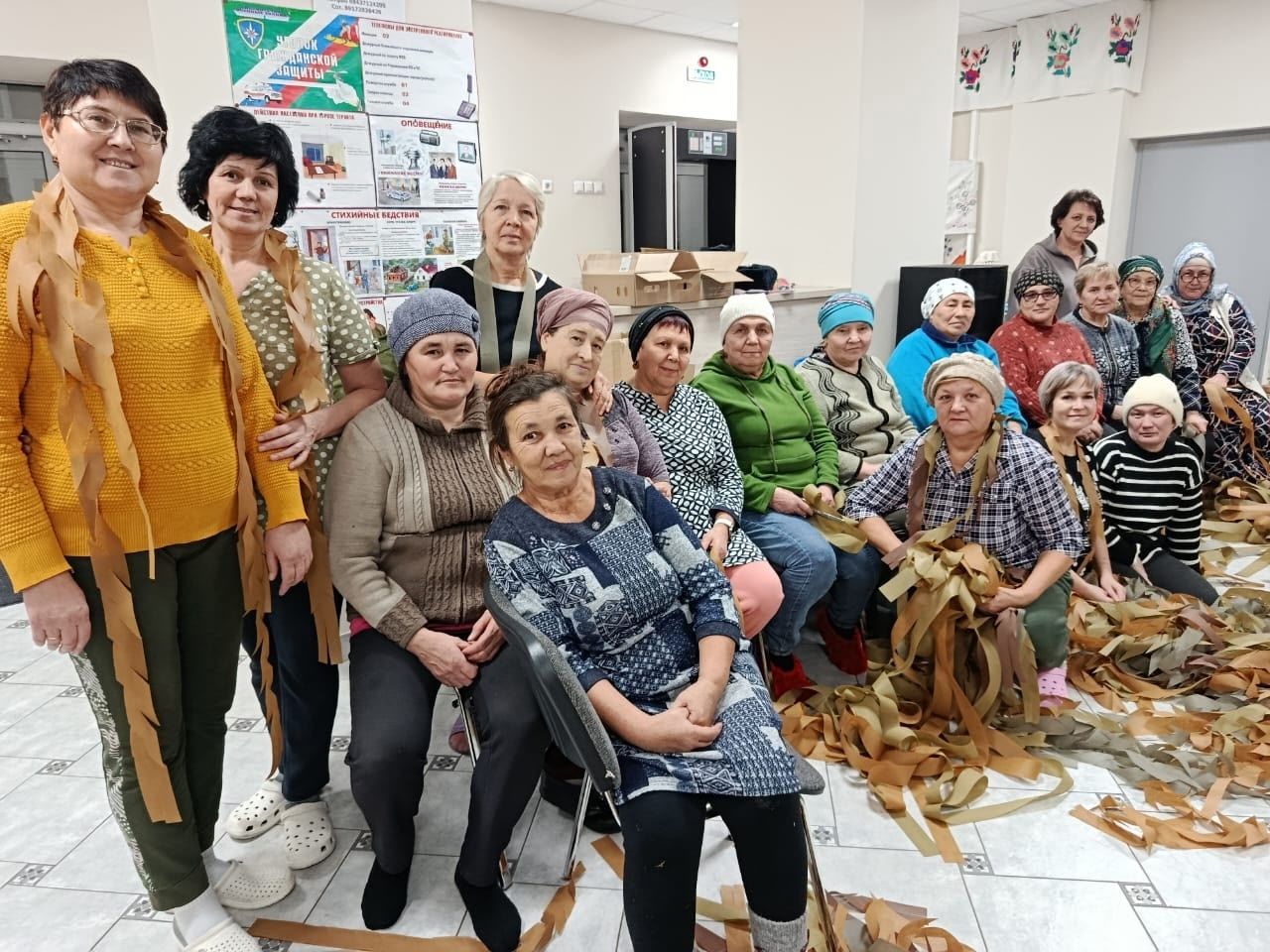 Мулла Илендә маскировка челтәрләре үрәләр