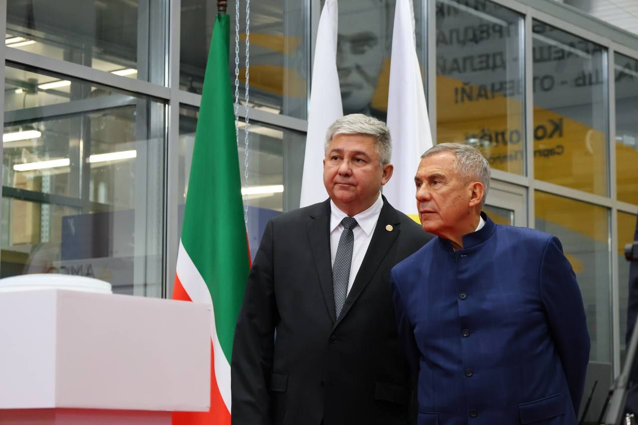 Рөстәм Миңнеханов Яшел Үзәндә газ турбиналы җиһазлар заводын ачты