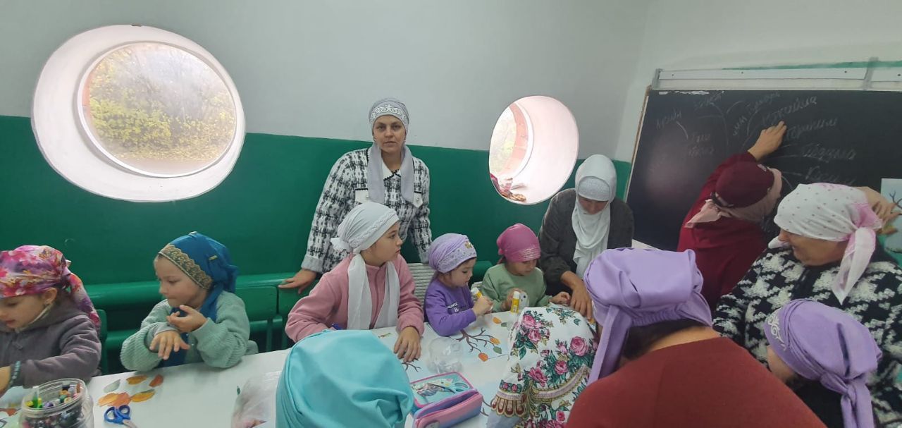 Бишнә авылы мәчетендә балалар өчен Мөхәммәд Пәйгамбәргә багышланган мастер-класс узды