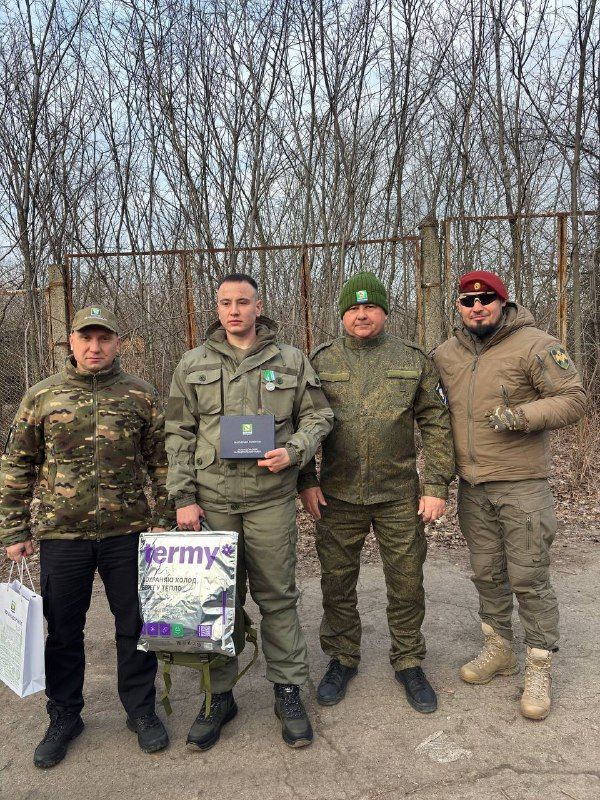 Якташыбыз лейтенант Айрат Сафинга медаль тапшырылды