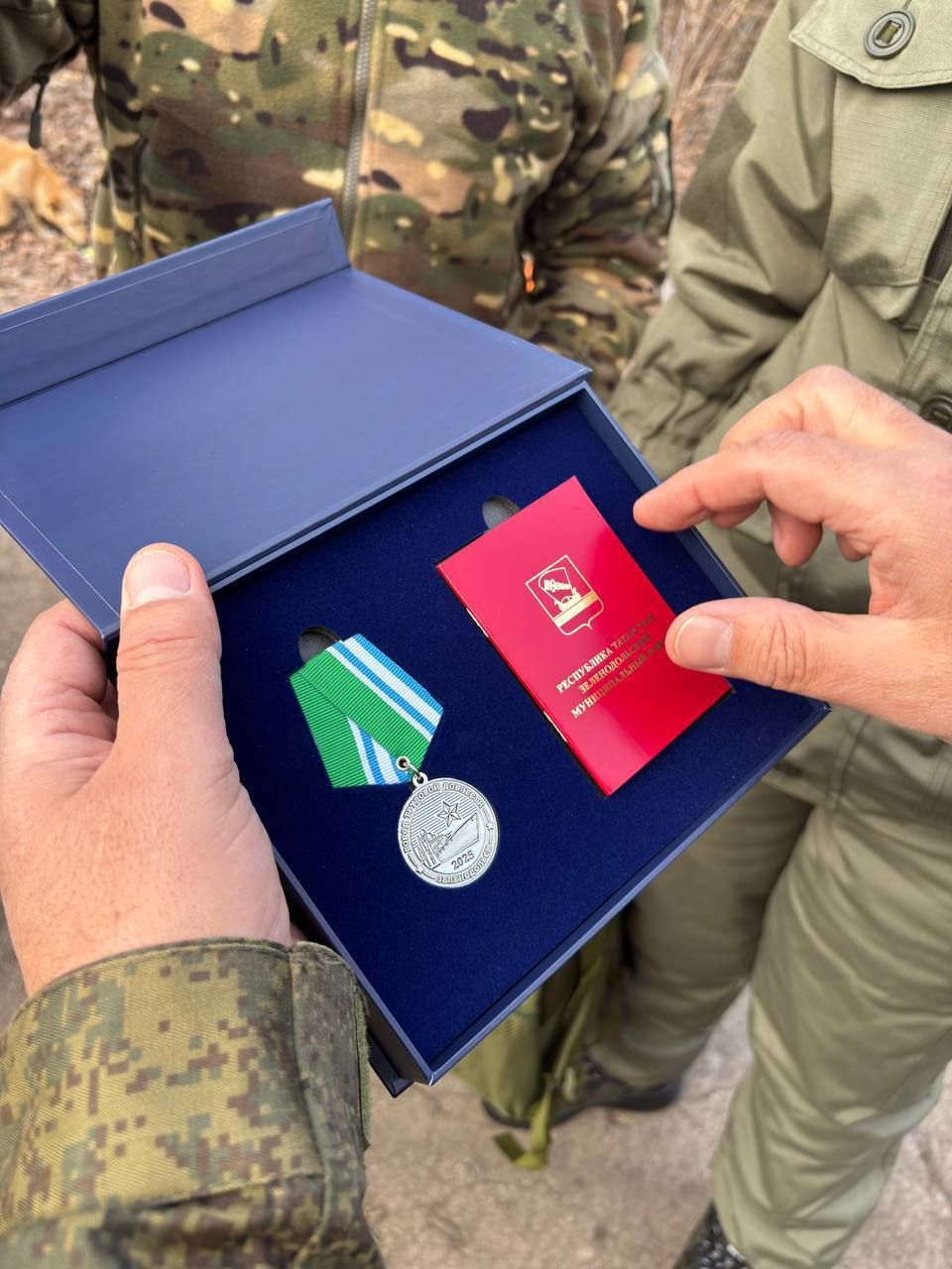 Якташыбыз лейтенант Айрат Сафинга медаль тапшырылды
