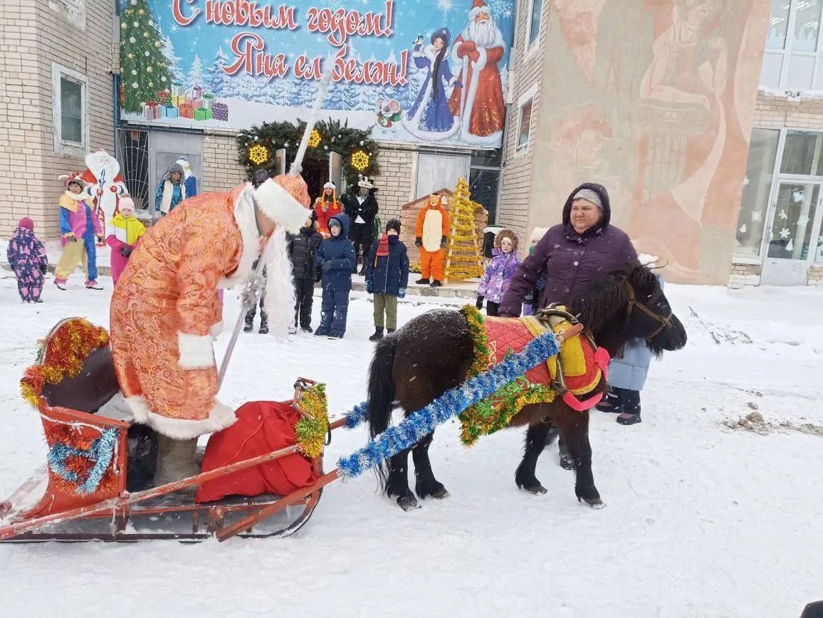 Раифа авыл җирлегендә яңа ел бәйрәме — «Әтнә атын көтәбез» исемле чыршы янында ачылды