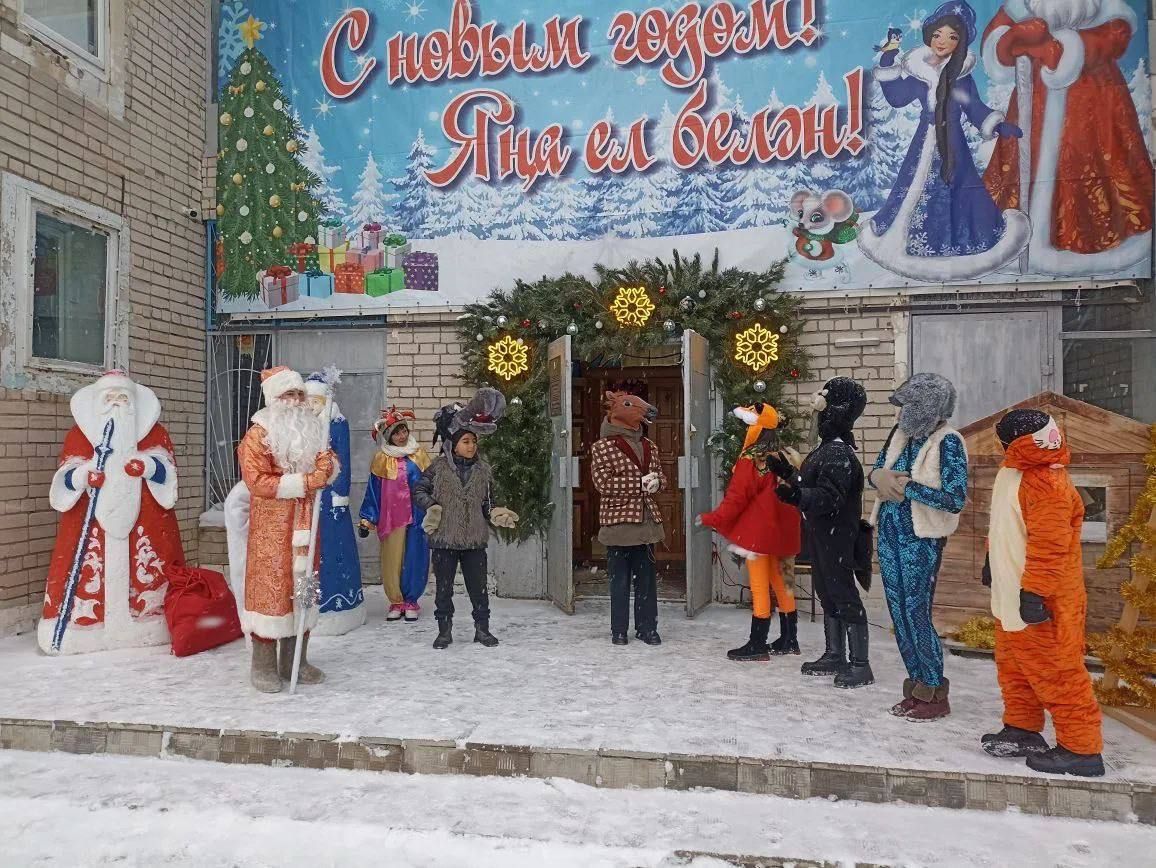 Раифа авыл җирлегендә яңа ел бәйрәме — «Әтнә атын көтәбез» исемле чыршы янында ачылды