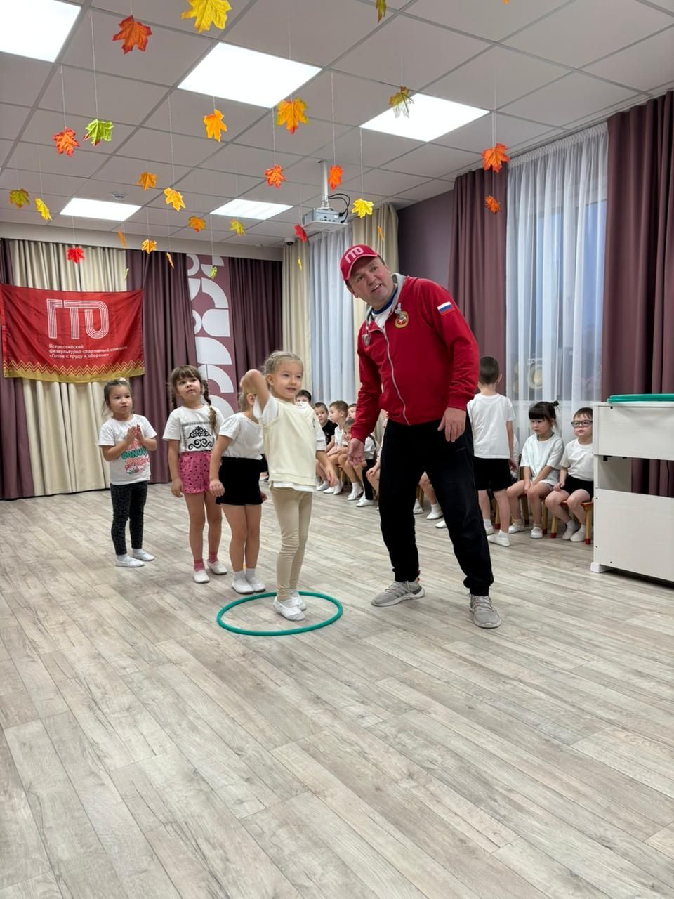 Яшел Үзәннең 38нче балалар бакчасына йөрүче нәниләр ГТО нормативларын тапшырды