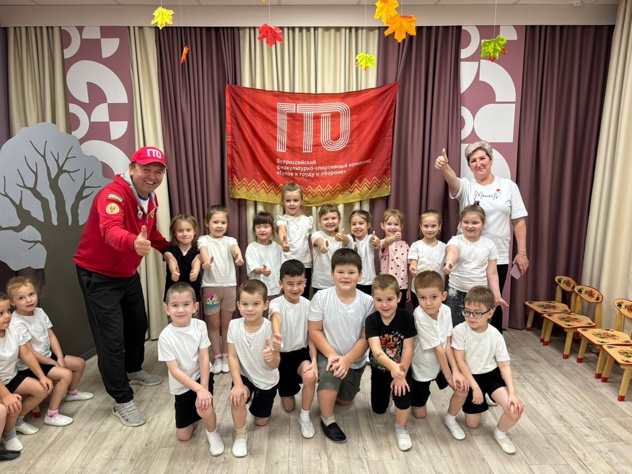 Яшел Үзәннең 38нче балалар бакчасына йөрүче нәниләр ГТО нормативларын тапшырды