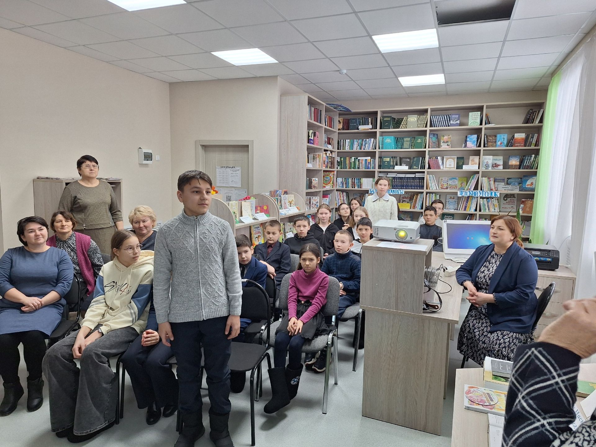 Яшел Үзәннең Мулла Иле авыл китапханәсендә Каюм Насыйриның тууына 200 ел тулу уңаеннан чара оештырдылар