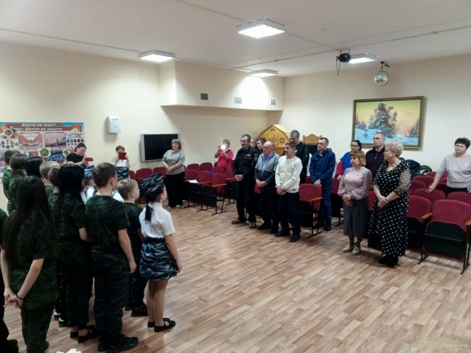 Яшел Үзәннең Норлат балалар йортында Ватанны саклаучылар көне уңаеннан концерт оештырганнар