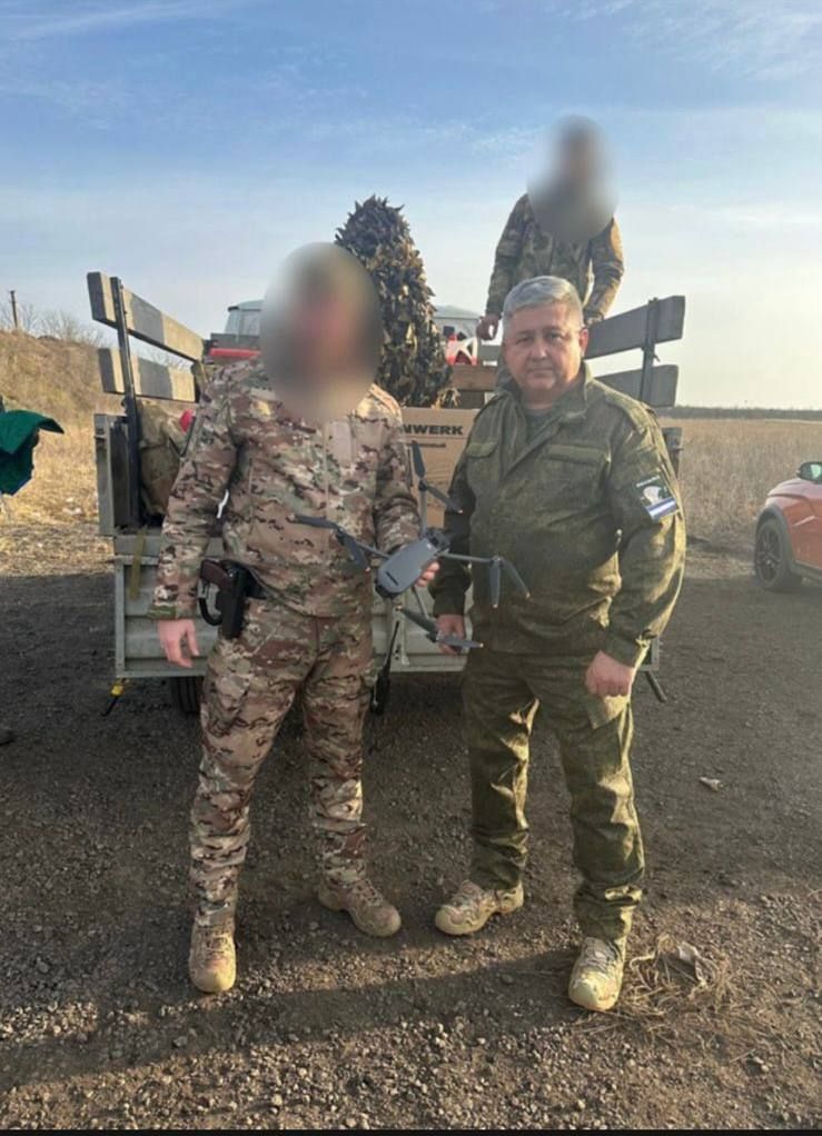 Михаил Афанасьев МХО зонасында сугышчыларыбызга гуманитар йөк тапшыра