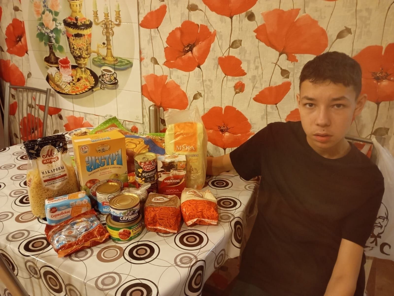 Яшел Үзәндә мохтаҗларга 500дән артык азык-төлек пакеты тапшырылды