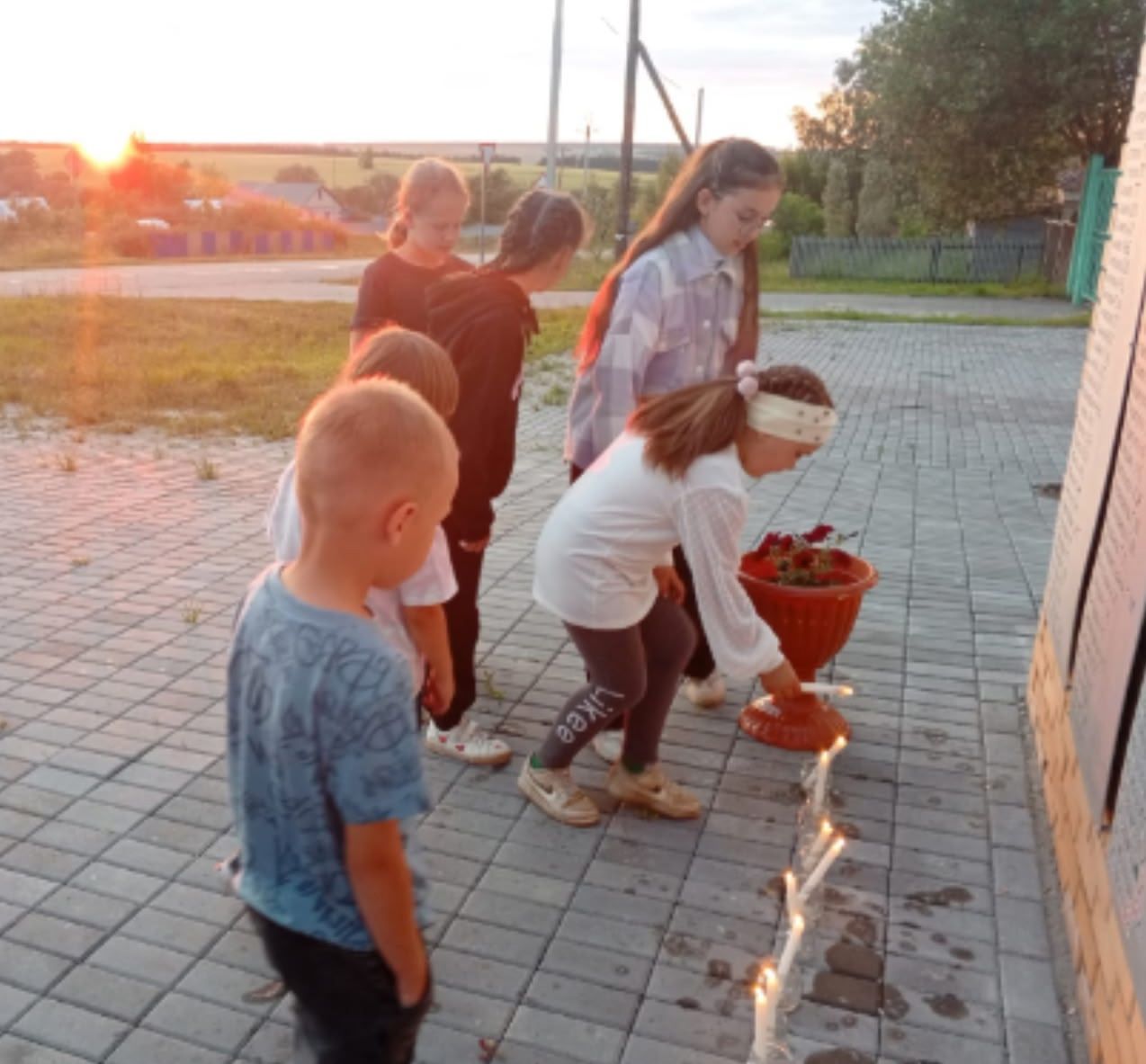 Акъегет авылында «Хәтер шәме» Бөтенроссия акциясенә кушылдылар