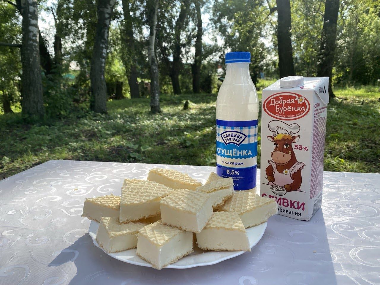 Акъегет авылы балалары Рәшидә Борһанова белән өй шартларында туңдырма ясаган