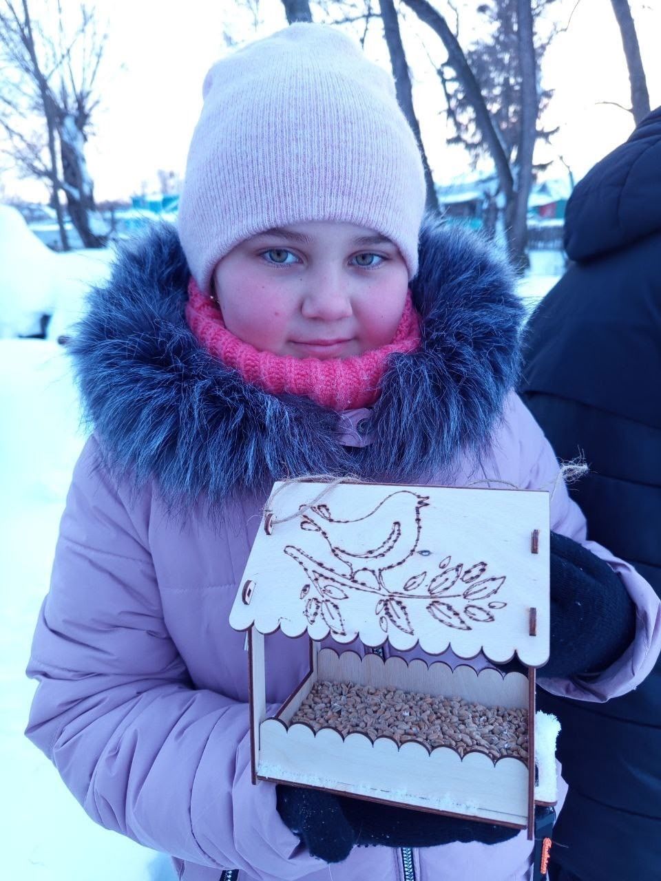 Акъегет авылында «Бөтенроссия кышлаучы кошлар көне» уңаеннан җимлекләр ясаганнар