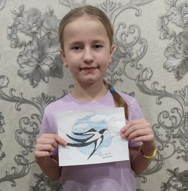 Акъегет авылы укучылары Ленинград камалышын өзү көненә багышланган Бөтенроссия акциясендә катнашты