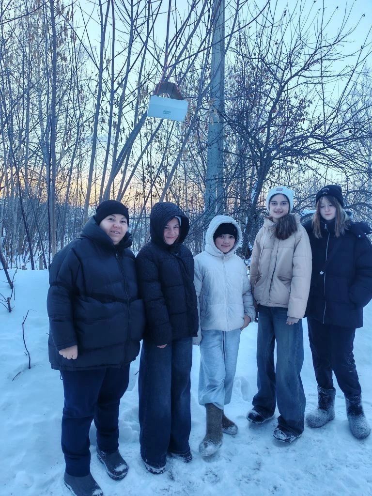 Олы Шырдан мәдәният йортында «Кышын кошларны ашатыгыз» акциясе узды