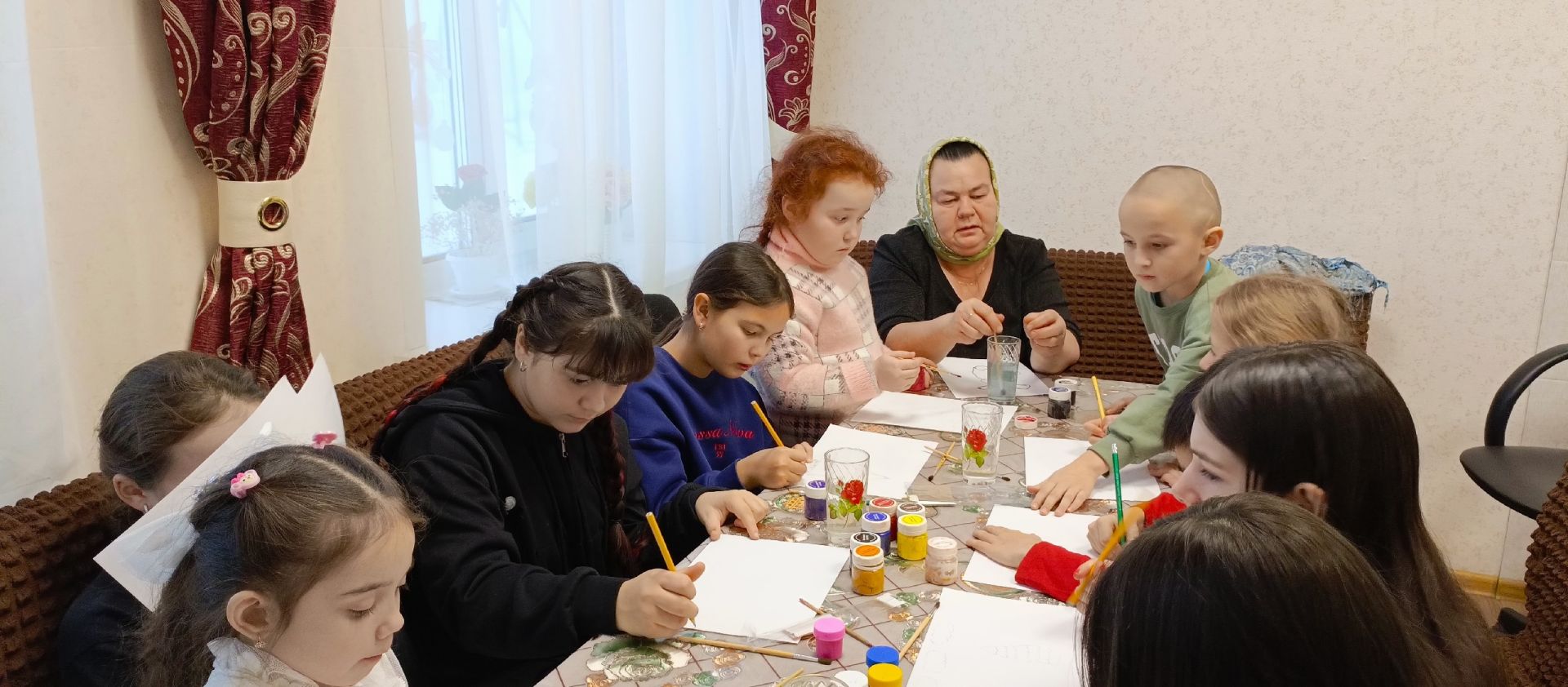 Бакырчы мәдәният йортында өлкәннәр һәм балалар өчен күңелле чара оештырганнар