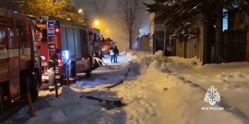 Казанда склад янган