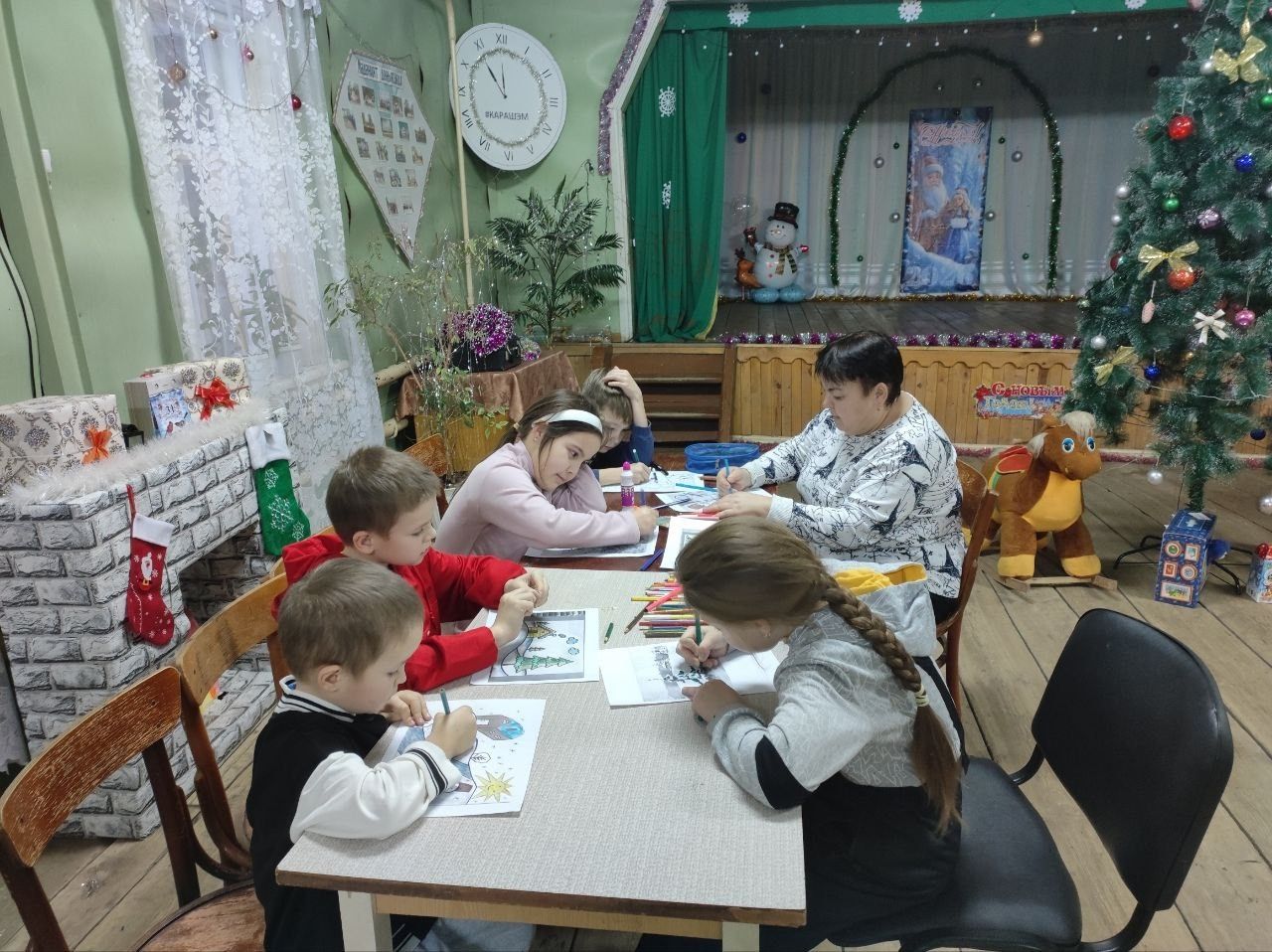 Карашәмдә «Мин кышны ясыйм» дигән бәйге үткәрделәр