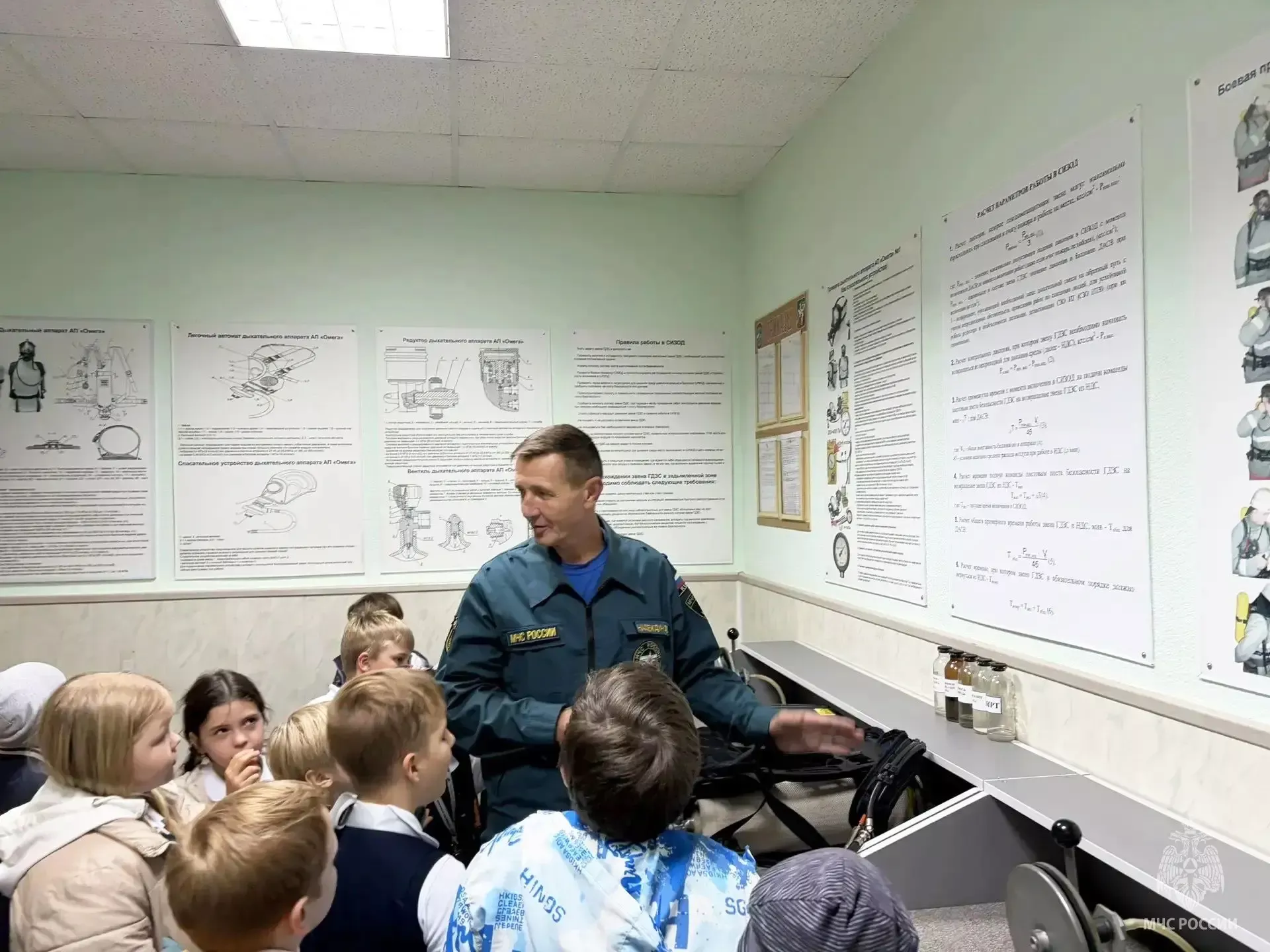 Иннополис шәһәре укучылары Яшел Үзән янгын саклау музеенда булдылар