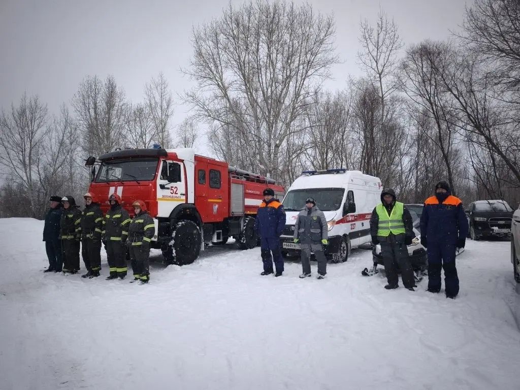 Яшел Үзәндә боз өстендәге юл-транспорт һәлакәте нәтиҗәләрен бетерү буенча укулар узды