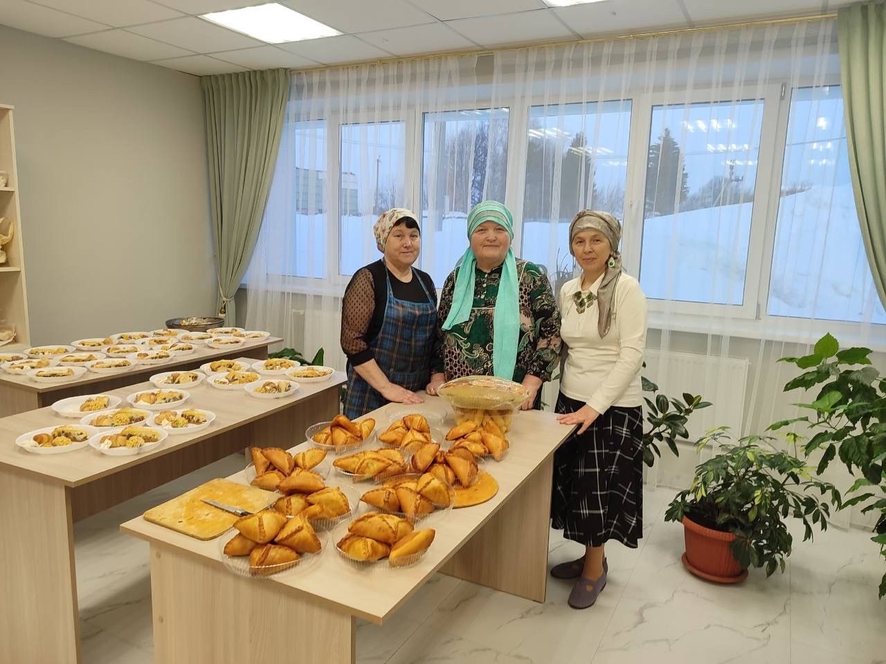 Бишнә авылының яңартылган мәдәният йортында ифтар мәҗлесе узды