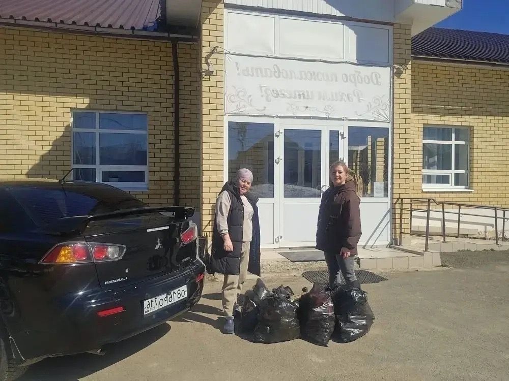Бүген Олы Карагуҗа җирлегендә зур өмә оештырылды