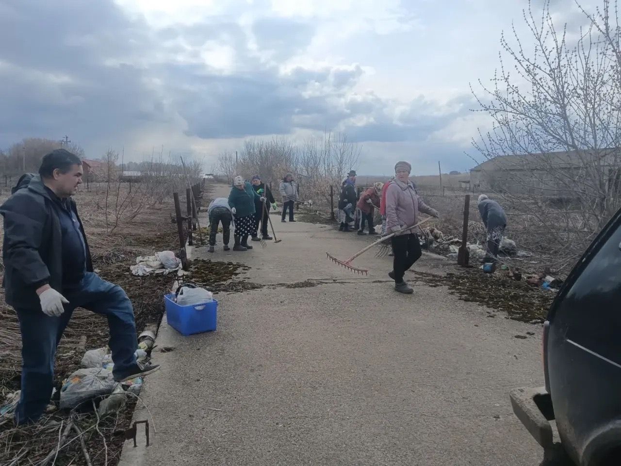 Олы Шырдан авылында өмә көне: бердәмлек һәм чисталык өчен бергә