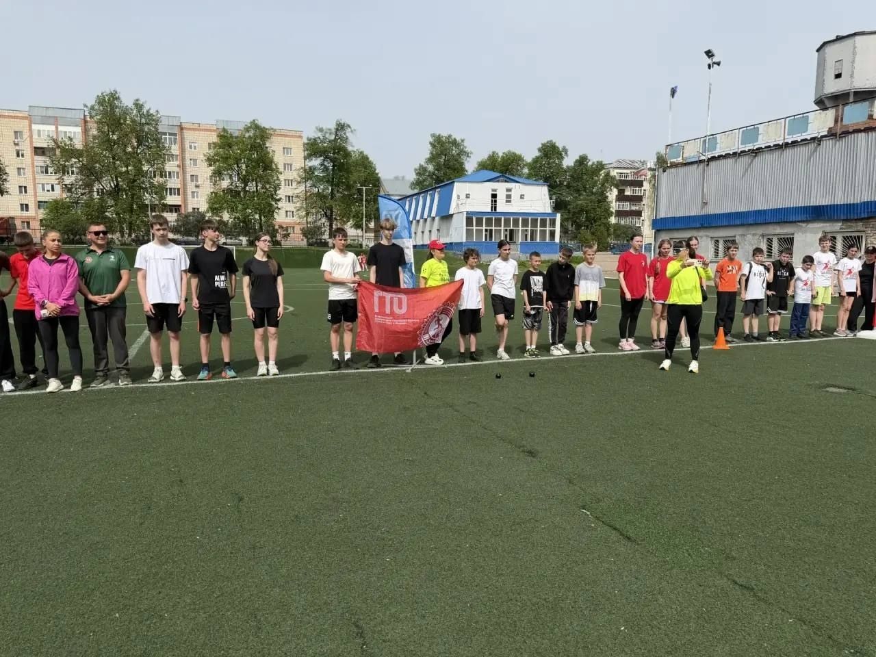 «Беренчеләр хәрәкәте» отрядлары ГТО фестивалендә көч сынашты