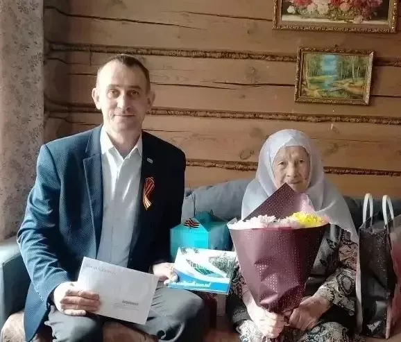 Олы Ачасыр авылында яшәүче Хәлимә Җамалиева 97 яшьлек гомер бәйрәмен каршы алды