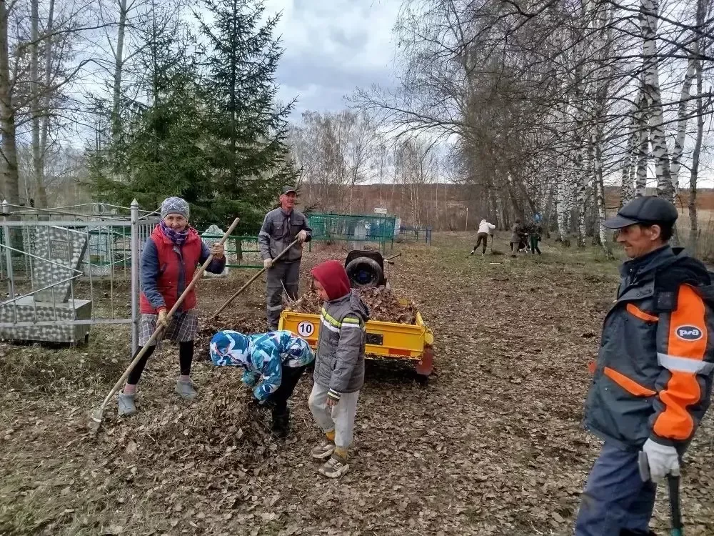 Кече Шырдан авылында зур өмә узды