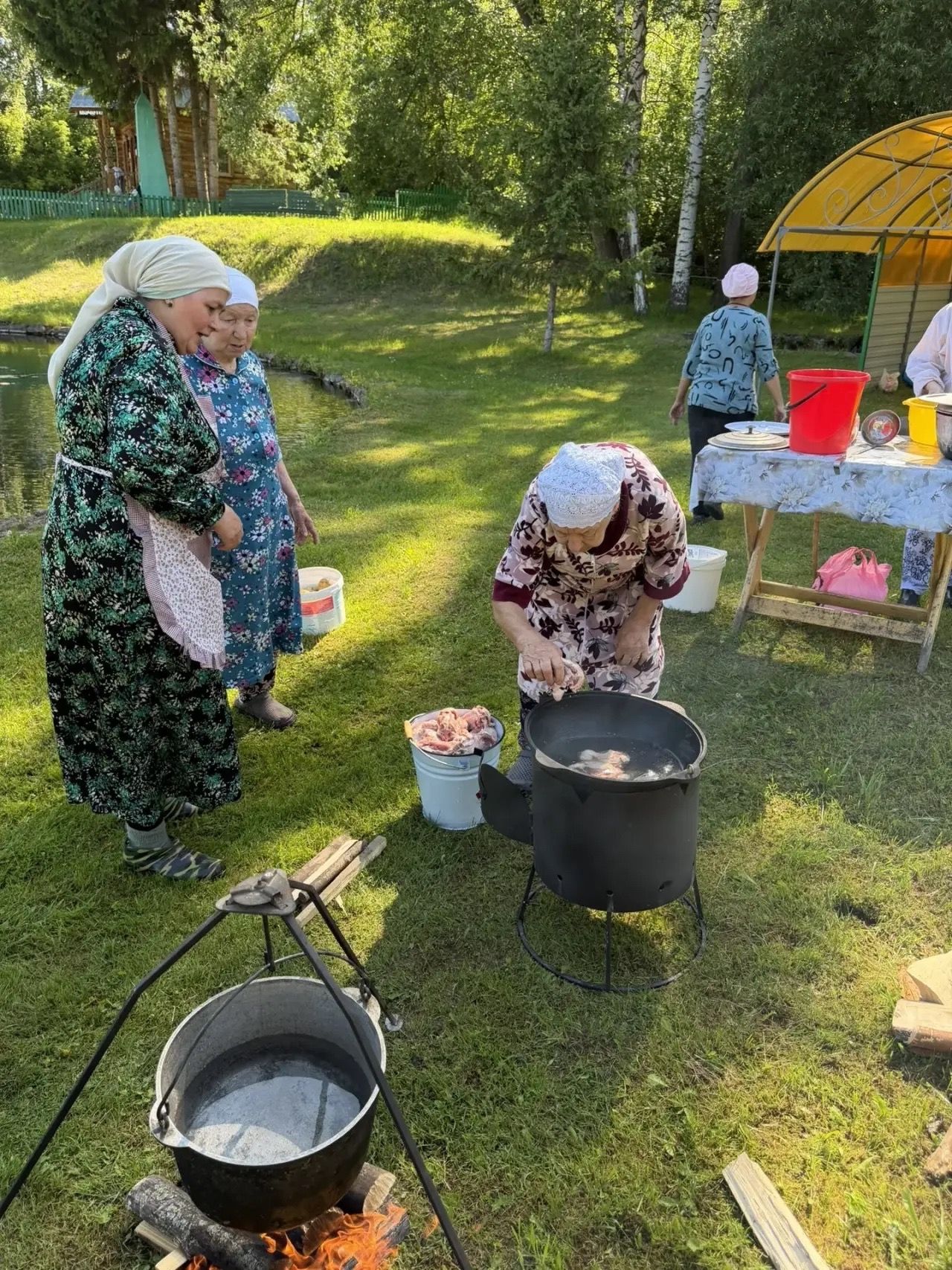 Татар Исламы авылында Корбан ашы узды