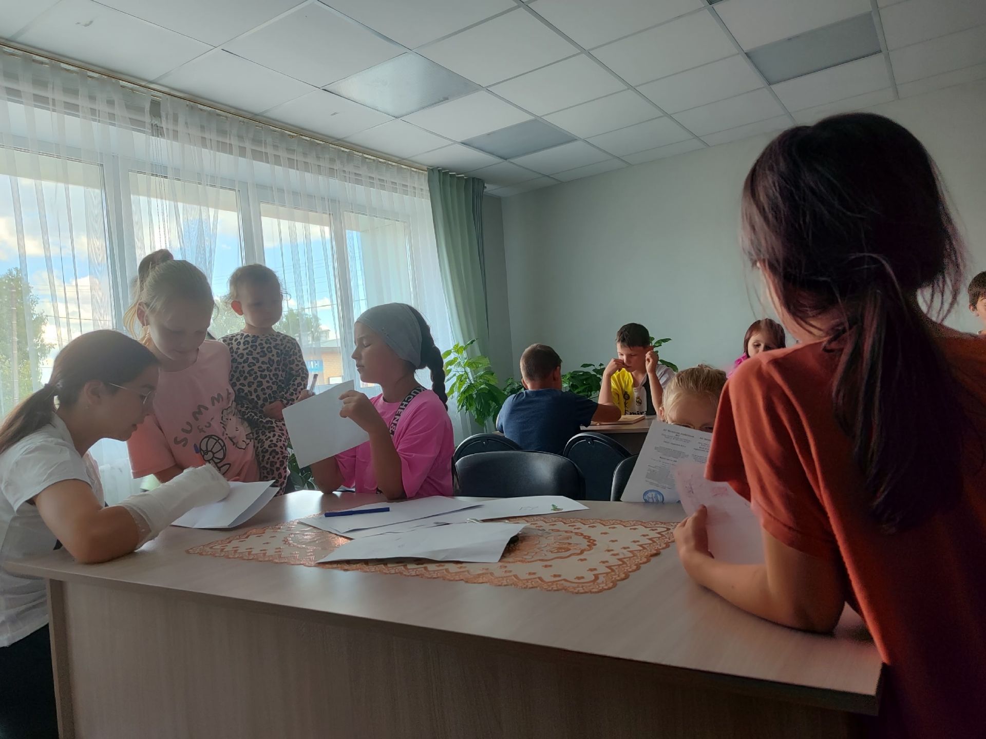 Бишнә мәдәният йортында балалар белән өстәл уеннары оештырылды