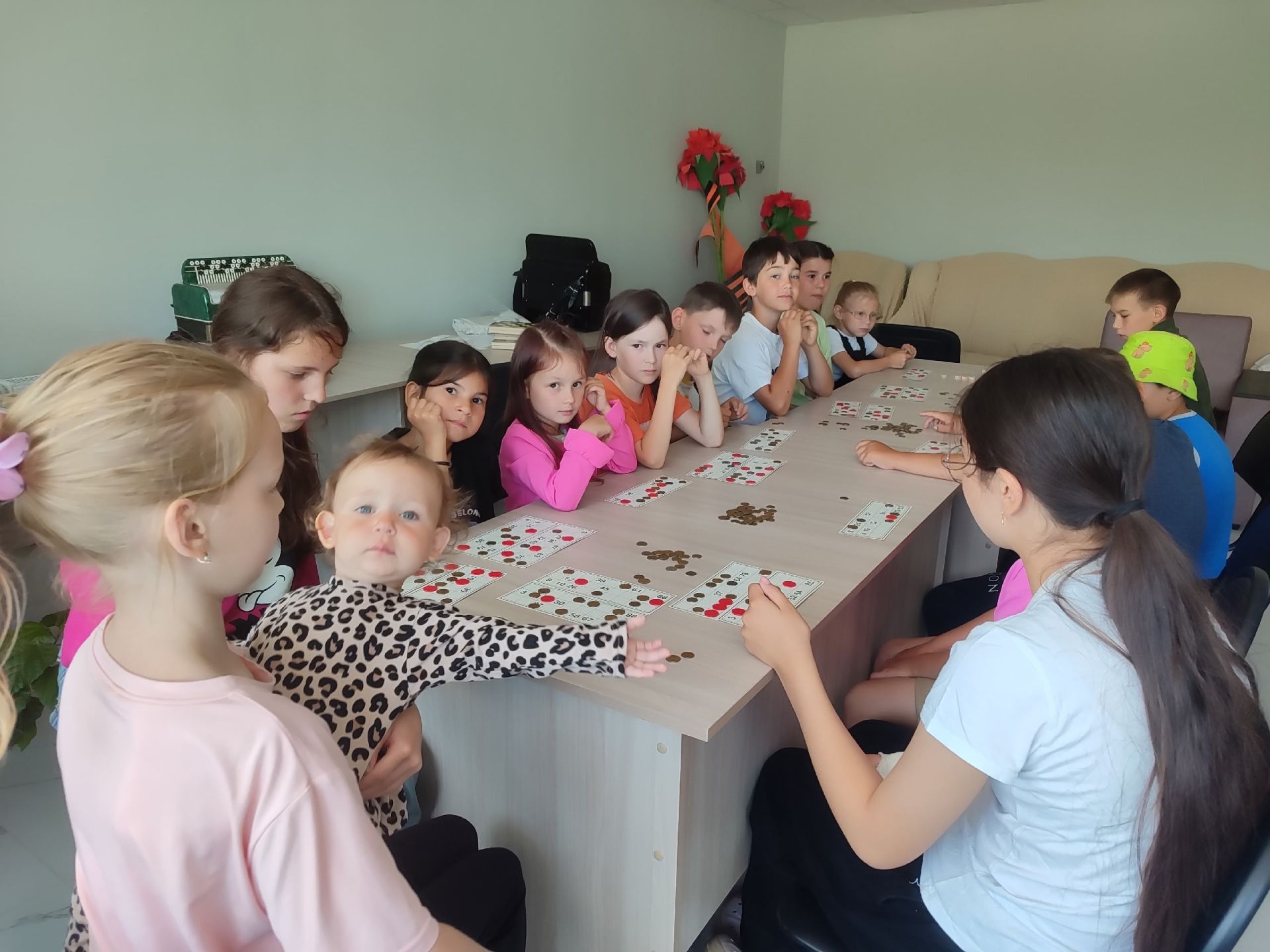 Бишнә мәдәният йортында балалар белән өстәл уеннары оештырылды