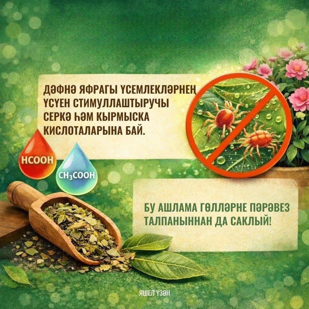 Гөлләрегез рәхмәт әйтер!