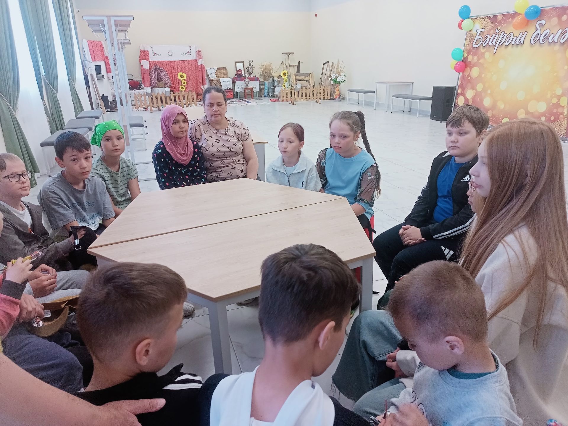 Олы Ачасыр мәдәният йортында «Суда имин җәй» дигән профилактик әңгәмә үткәрделәр